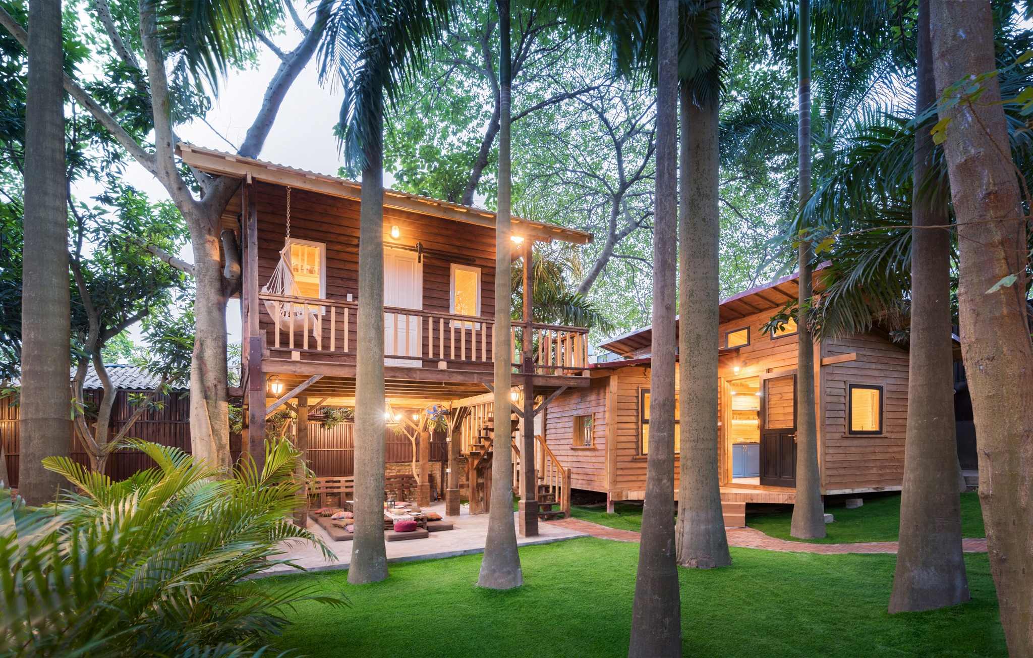 Review Hygge homestay độc đáo với thiết kế nhà gỗ “trong rừng” tại Hà Nội